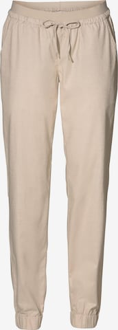 VAUDE Outdoor Pants 'Redmont' in Beige: front