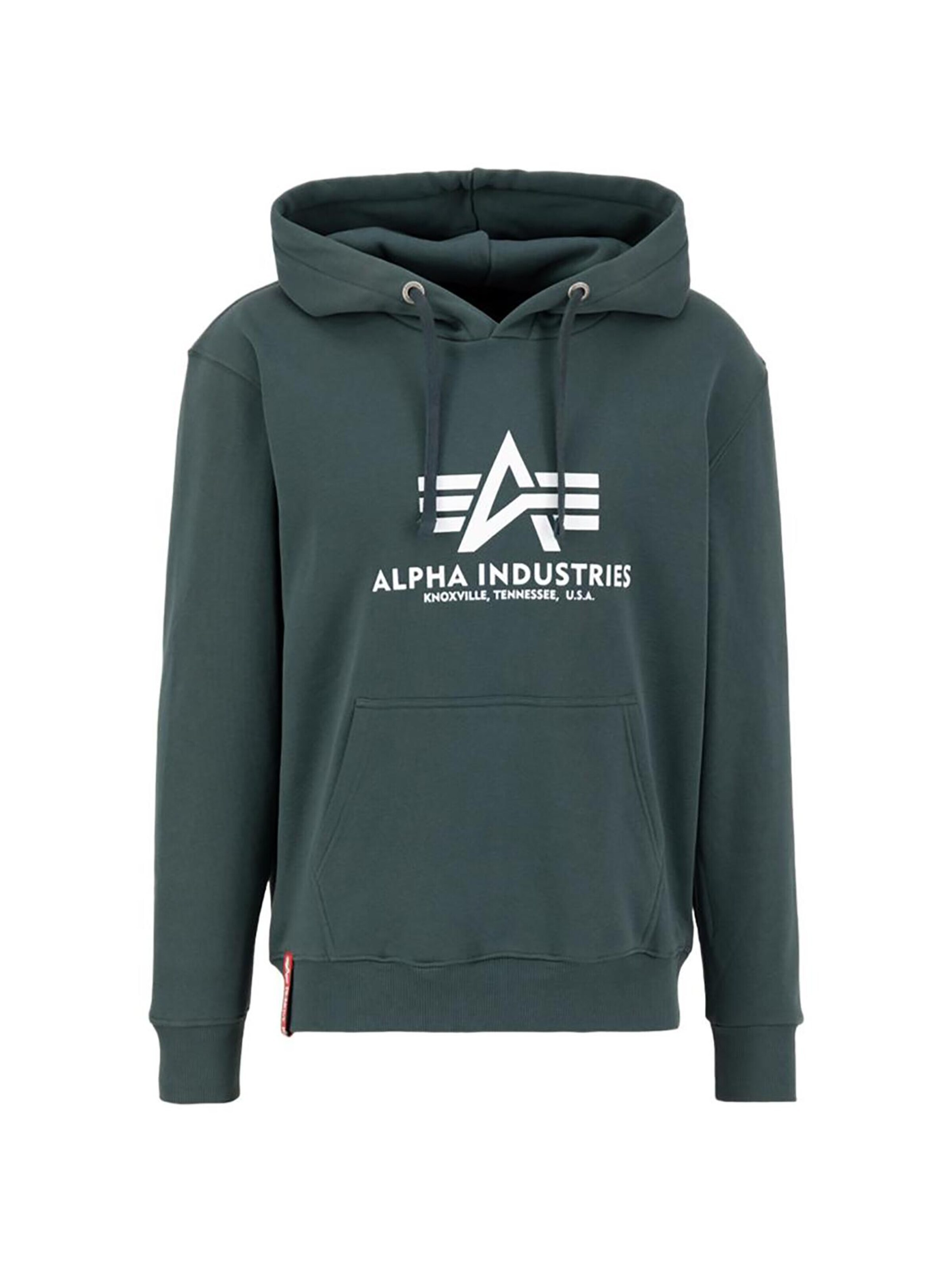 ALPHA INDUSTRIES Sweatshirt 'Basic' in Green: front