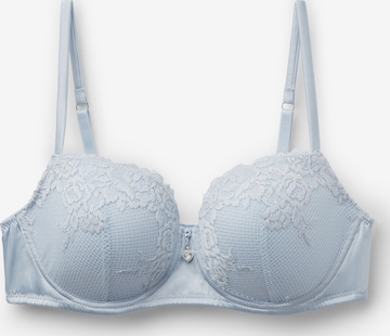 INTIMISSIMI Bra 'Sofia Silky Flowers' in Blue: front