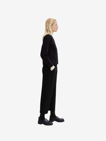 TOM TAILOR Loose fit Pants in Black