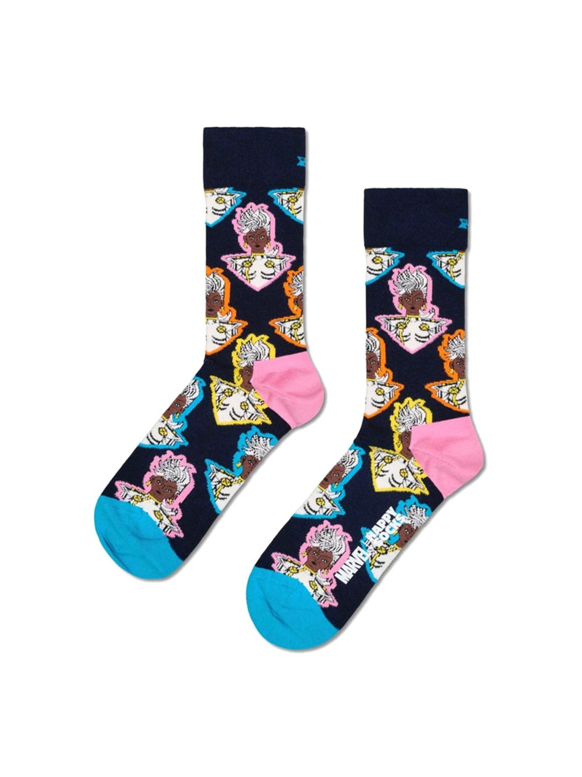 Calzino 'Marvel 3-Pack Gift Set Yellow' di Happy Socks in colori misti