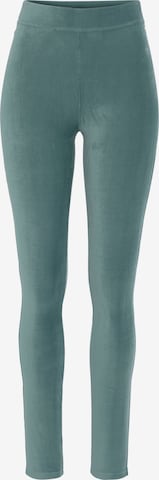 LASCANA Skinny Leggings in Green: front