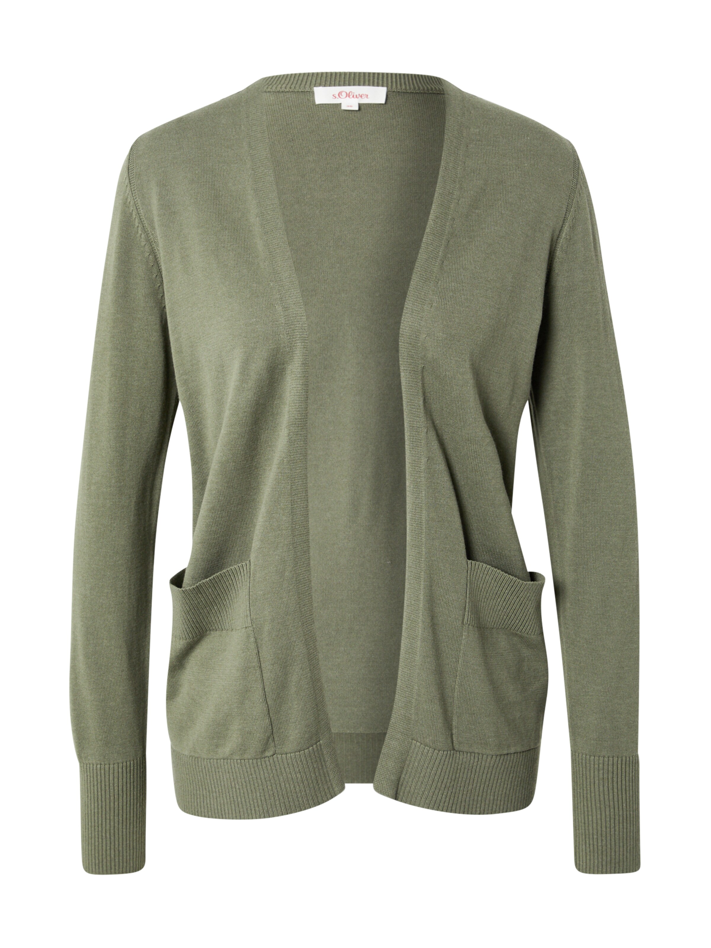 Cardigan s.Oliver en vert : devant