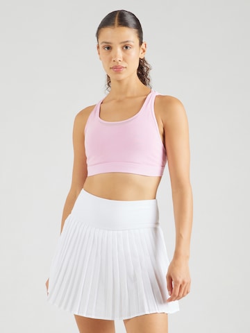 Bustier Soutien-gorge de sport Fabletics en rose : devant