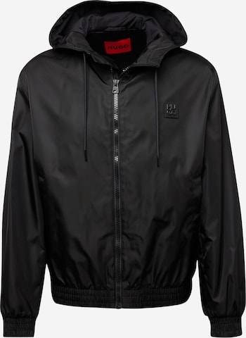 HUGO Демисезонная куртка 'Benjoe2431' в Черный: спереди
