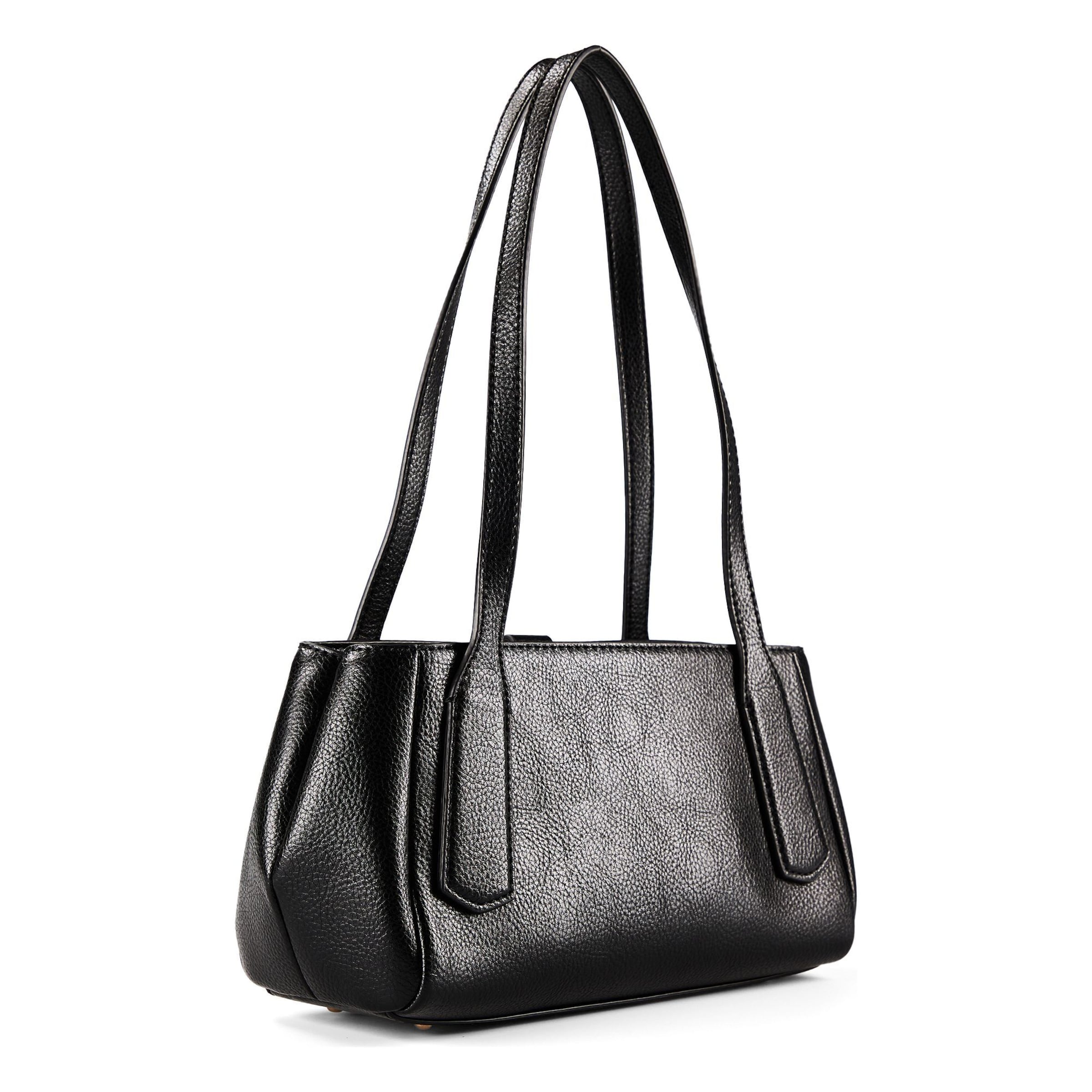 GUESS Schultertasche 'Brooke' in Schwarz