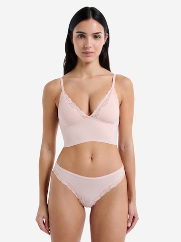 Triangolo Reggiseno 'Pure Soft Lace' di ETAM in rosa