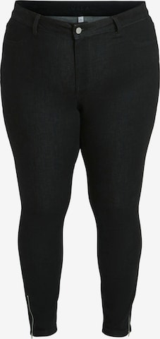 EVOKED Skinny Jeggings i svart: framsida