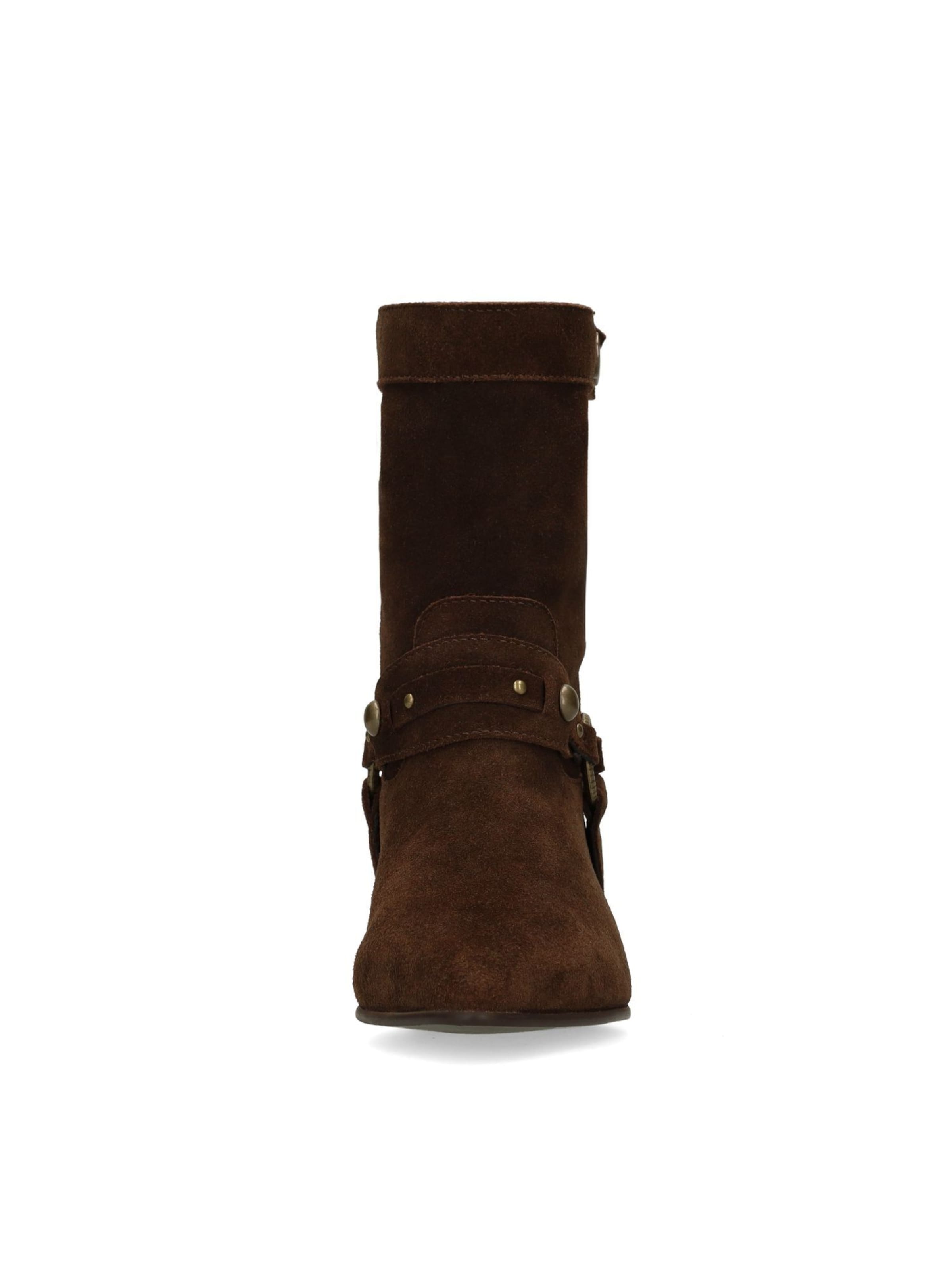 MANFIELD Stiefelette in Braun