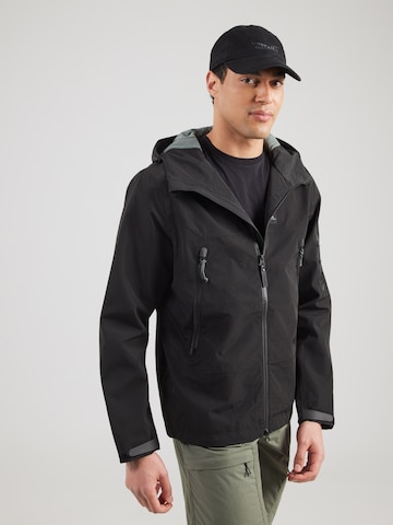 Veste mi-saison Vintage Industries en noir : devant