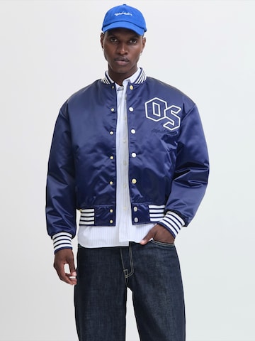 Geacă de primăvară-toamnă 'JORMEADOWS' de la JACK & JONES pe albastru: față