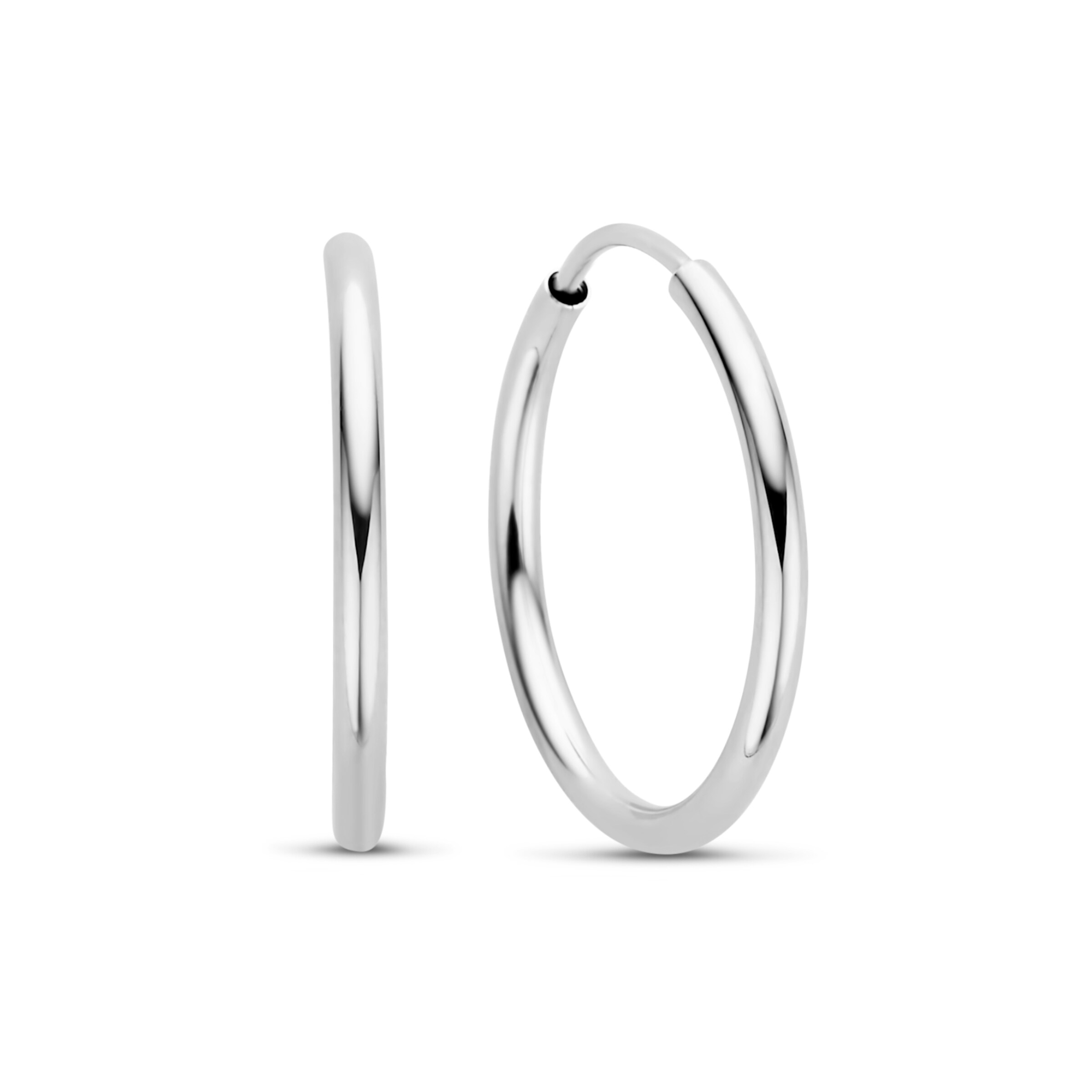 Isabel Bernard Oorbellen in de kleur Zilver, Productweergave