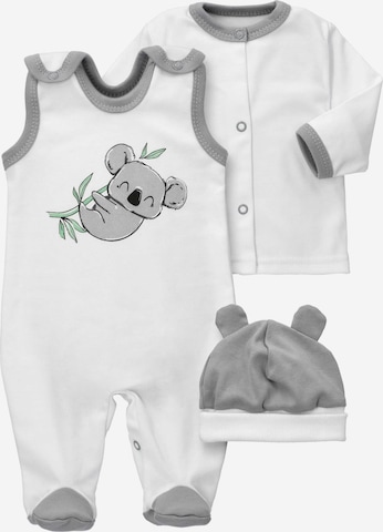 Baby Sweets Set ' Baby Koala ' in Wit: voorkant