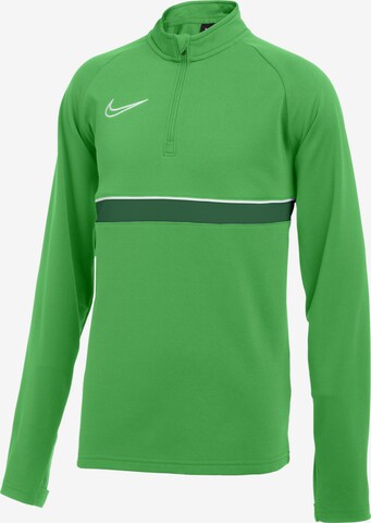 Sweat de sport 'Academy' NIKE en vert : devant