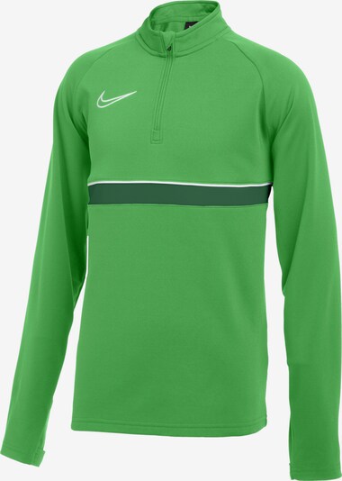 NIKE Sportief sweatshirt 'Academy' in de kleur Groen / Donkergroen / Wit, Productweergave