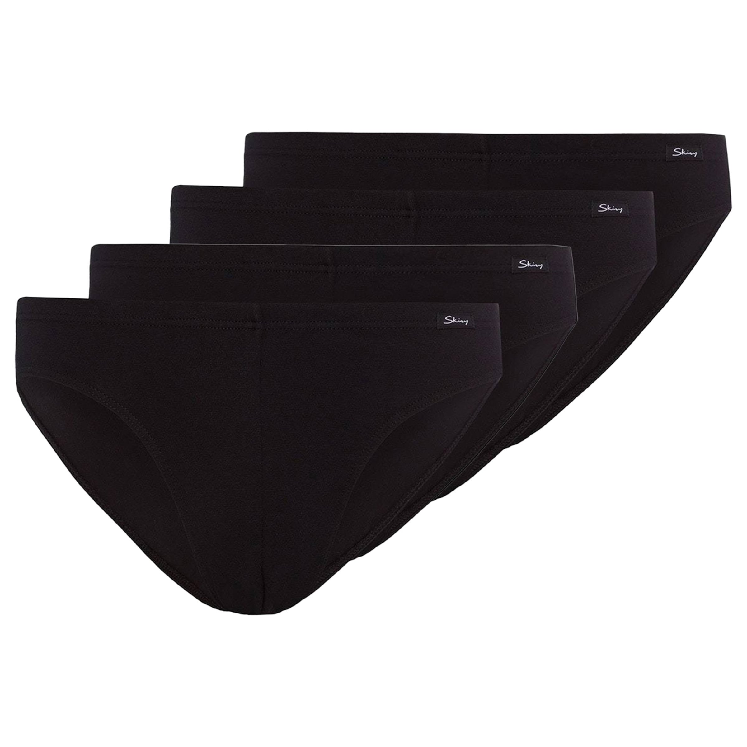 Slip di Skiny in nero: frontale