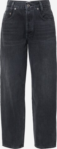 AGOLDE Regular Jeans 'Tapered Baggy' in Zwart: voorkant