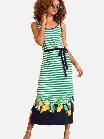 Abito estivo di love & roses in verde: frontale