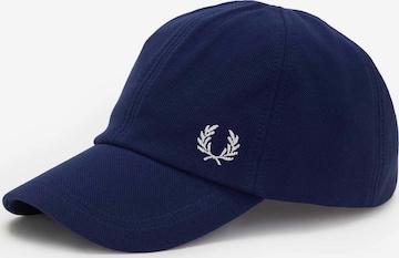 Casquette Fred Perry en bleu : devant