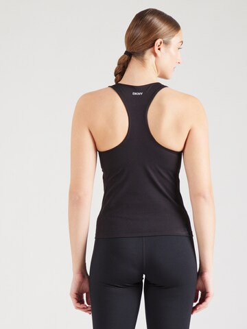 DKNY Performance Top sportowy w kolorze czarny