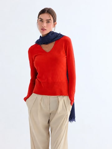 Écharpe SILK & CASHMERE en bleu