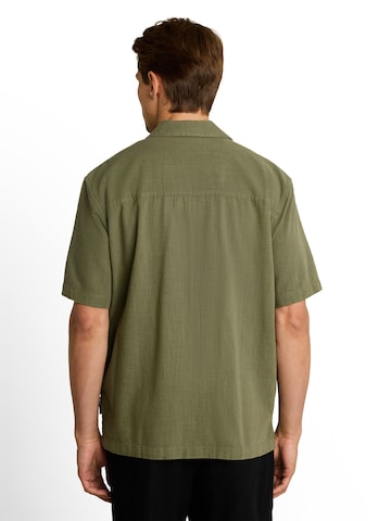 TOM TAILOR DENIM Comfort Fit Hemd in Grün