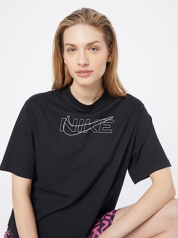 melns NIKE Sporta krekls