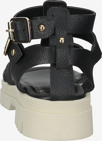 SANSIBAR Strap Sandals in Black