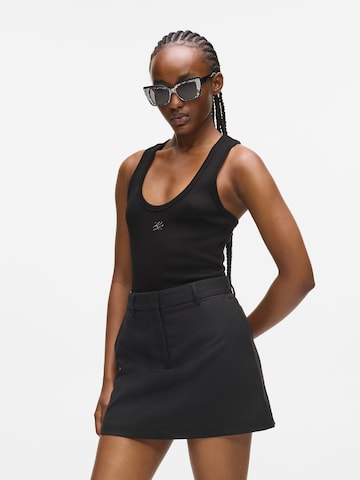 Haut 'Autograph' Karl Lagerfeld en noir : devant