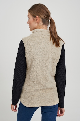 Oxmo Sweatweste  'THERI' in Beige