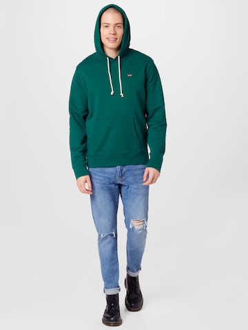 LEVI'S ® Regular fit Sweatshirt 'Original Housemark Hoodie' in Green