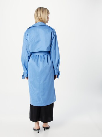 Misspap Between-Seasons Coat in Blue