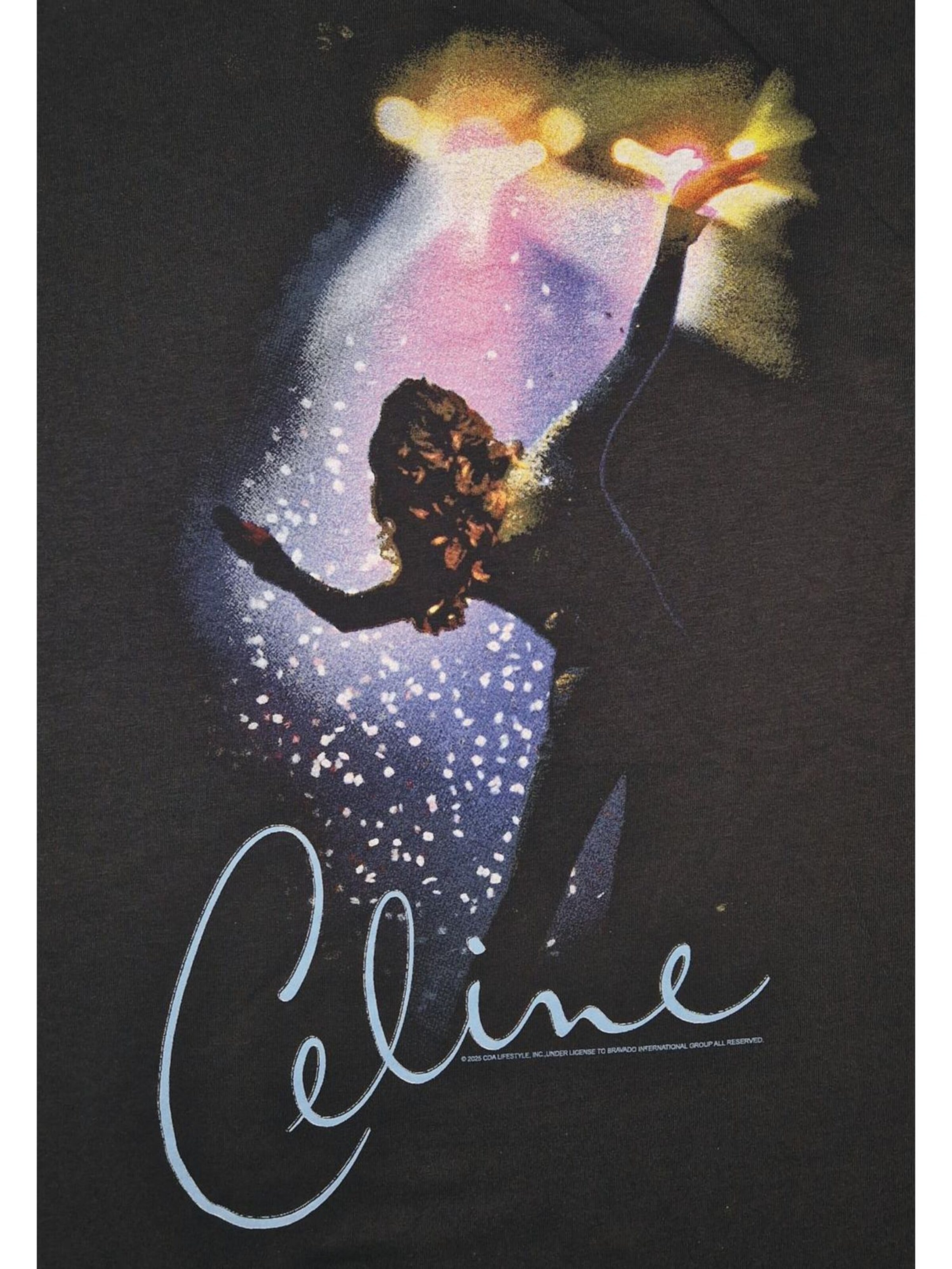 Rockshirts Koszulka 'Celine Dion On Stage T-Shirt' w kolorze czarny