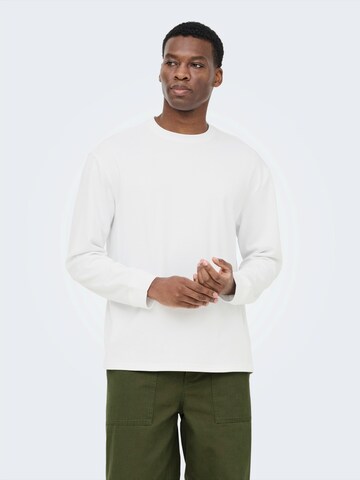 Only & Sons Shirt 'ONSCASPIAN' in White: front