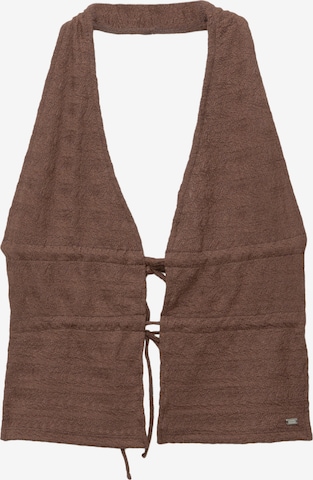Pull&Bear Toppi värissä ruskea: etupuoli