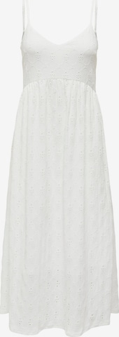 ONLY Letní šaty 'Ellen' – bílá: přední strana