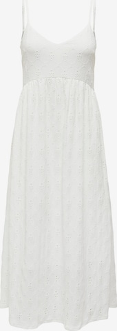 ONLY - Vestido de verão 'Ellen' em branco: frente