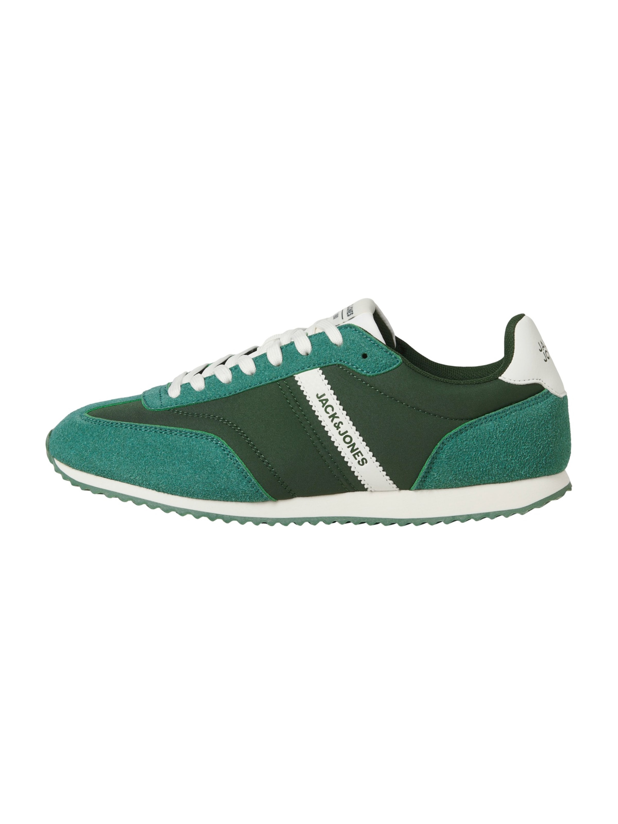 JACK & JONES Zapatillas deportivas bajas 'JFWBURTON' en verde / esmeralda / blanco, Vista del producto