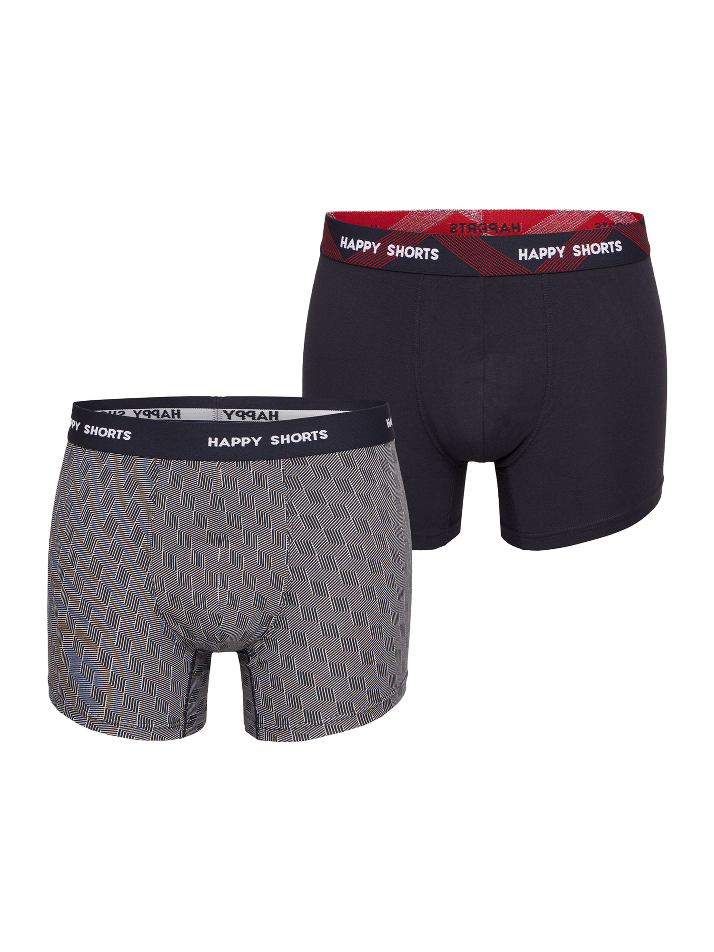 Happy Shorts Retro Pants ' Trunks ' in Blau: Vorderseite