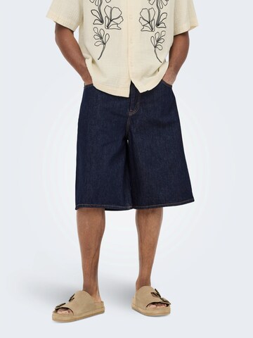 Baggy Jean 'ONSCARL' Only & Sons en bleu : devant