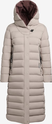 Manteau d’hiver 'Teiva2' khujo en beige : devant
