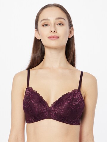 Lindex T-Shirt BH 'Flora Emelie' in Lila: Vorderseite