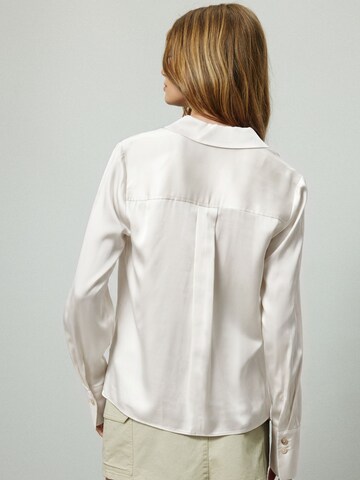 Chemisier Next en blanc
