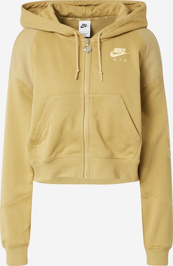 Nike Sportswear Veste de survêtement en moutarde, Vue avec produit
