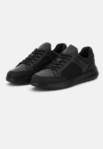 Baskets basses 'Nimbus' Boggi Milano en noir : devant