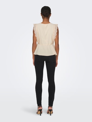 ONLY - Blusa 'METTE' en beige