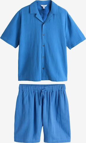 Next Pyjama kort in Blauw: voorkant