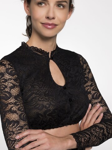 SPIETH & WENSKY Traditional blouse 'Amerika' in Black
