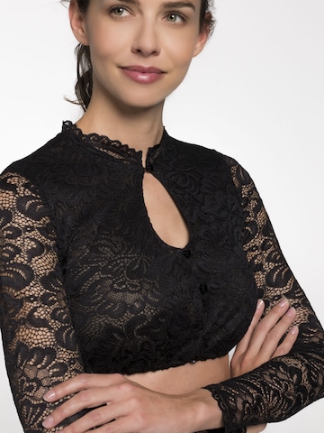 SPIETH & WENSKY Traditional Blouse 'Amerika' in Black