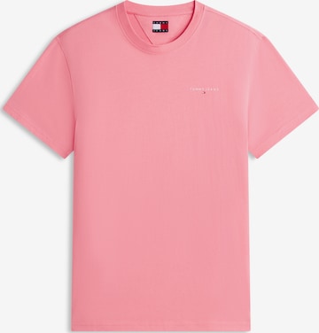 rožinė Tommy Jeans Marškinėliai: priekis